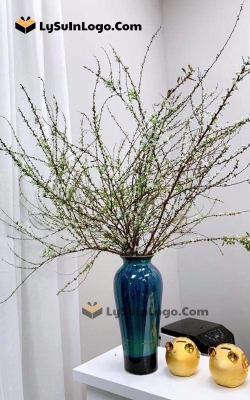 #1 Quà Tặng Gốm Sứ Bát Tràng Chính Hãng, Giá Tốt 8 Lọ hoa Bát Tràng men hỏa biến xanh đen tím dáng đùi dế